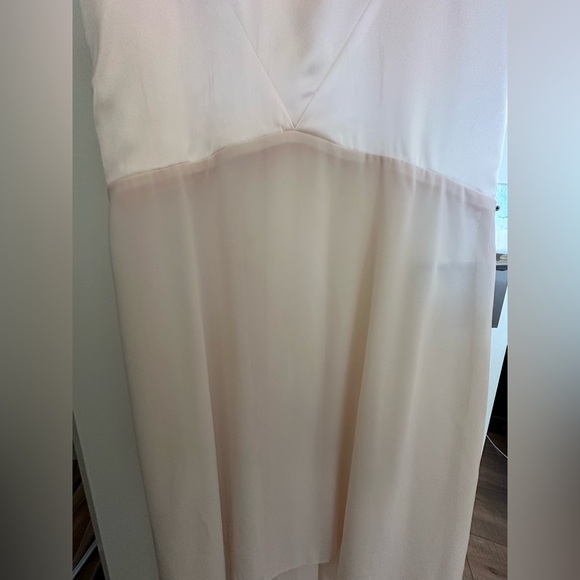 NWT Commense Apricot Chiffon Panel Dress (L) - Picture 7 of 13